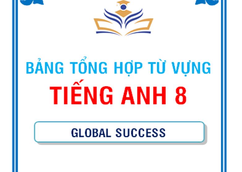 BẢNG TỔNG HỢP TỪ VỰNG TIẾNG ANH 8 GLOBAL Miễn phí